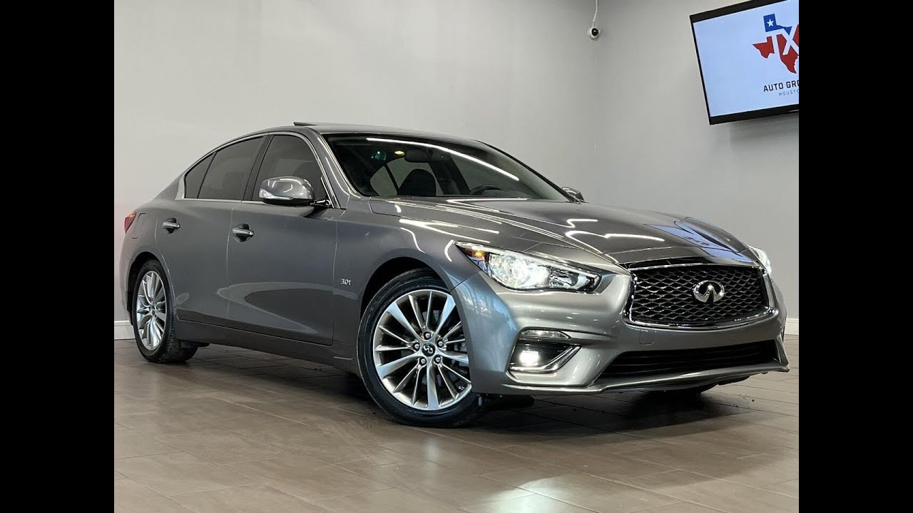 2018 Infiniti Q50 3.0T LUXE RWD Sport Luxury Sedan 300 Horsepower 3.0L ...