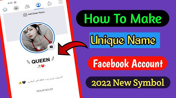 How To Make Unique Name Facebook Account 2022 || Make Unique Name Facebook Id || #Uniquenamefbid