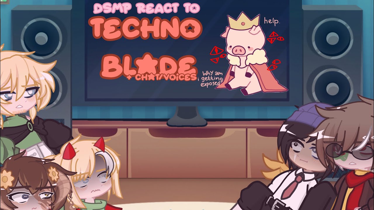 DSMP react to Technoblade +voices | read dec