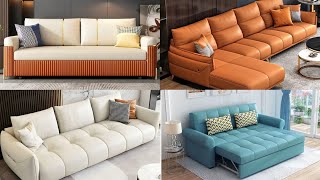 Living Room Sofa Set Design | Wooden Sofa Set Design |U Shape Sofa Cum Bed Corner Sofa L Shape Sofa