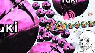 THE MOST SAVAGE TEAMS Ft. Gary (Agar.io Mobile) screenshot 3