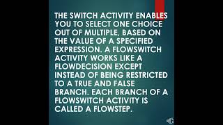 What is Switch & flow switch In Uipath?
