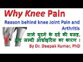 Why Knee Pain | Reason behind Knee Pain & Arthritis | घुटने का दर्द ।जल्द आर्थ्राइटिस का कारण