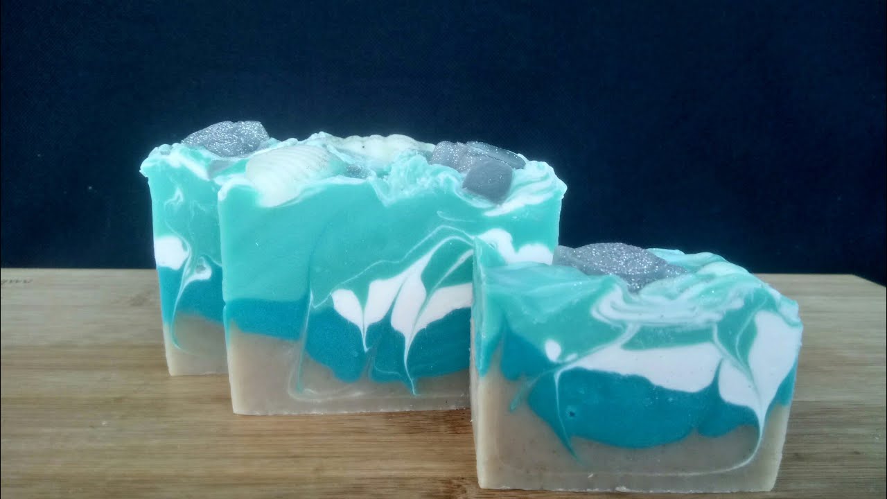 How to Paint Soap with Mica Powder