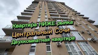 Квартира НИЖЕ рынка в Сочи. Двухкомнатная квартира в Сочи на море