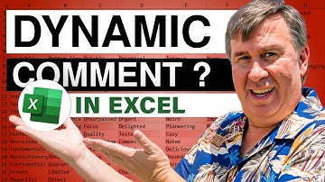 Excel - Excel-zelfstudie: Celopmerkingen dynamisch maken met VBA | MrExcel Netcast - Aflevering 855