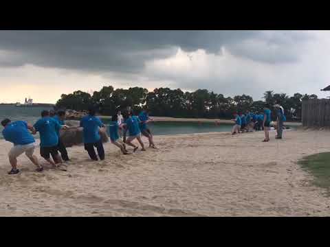 rent tug of war rope singapore - 25 nov 2017 - YouTube