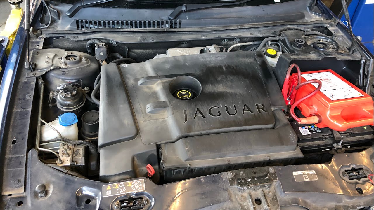Jaguar X-Type diagnosis on engine noise when A/C ON - YouTube