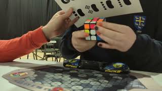 Rubik's Cube solved blindfolded in 56.61 seconds!! | Second place at Guildford Autumn 2023