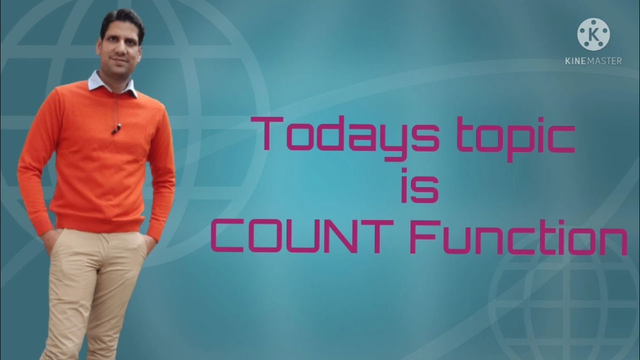 Ms excel count function youtube