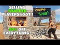 RUST | TRAPPING PLAYERS IN A SHOP AND SELLING THEIR GEAR 2 ! *SUPER SALTY 1 MAN ARMY*