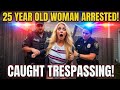 This is why you should never Trespass in underwear-shocking bodycam arrest || police footage||