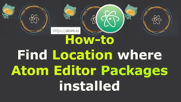 Location where Atom Editor Packages installed on Windows 10/8/7