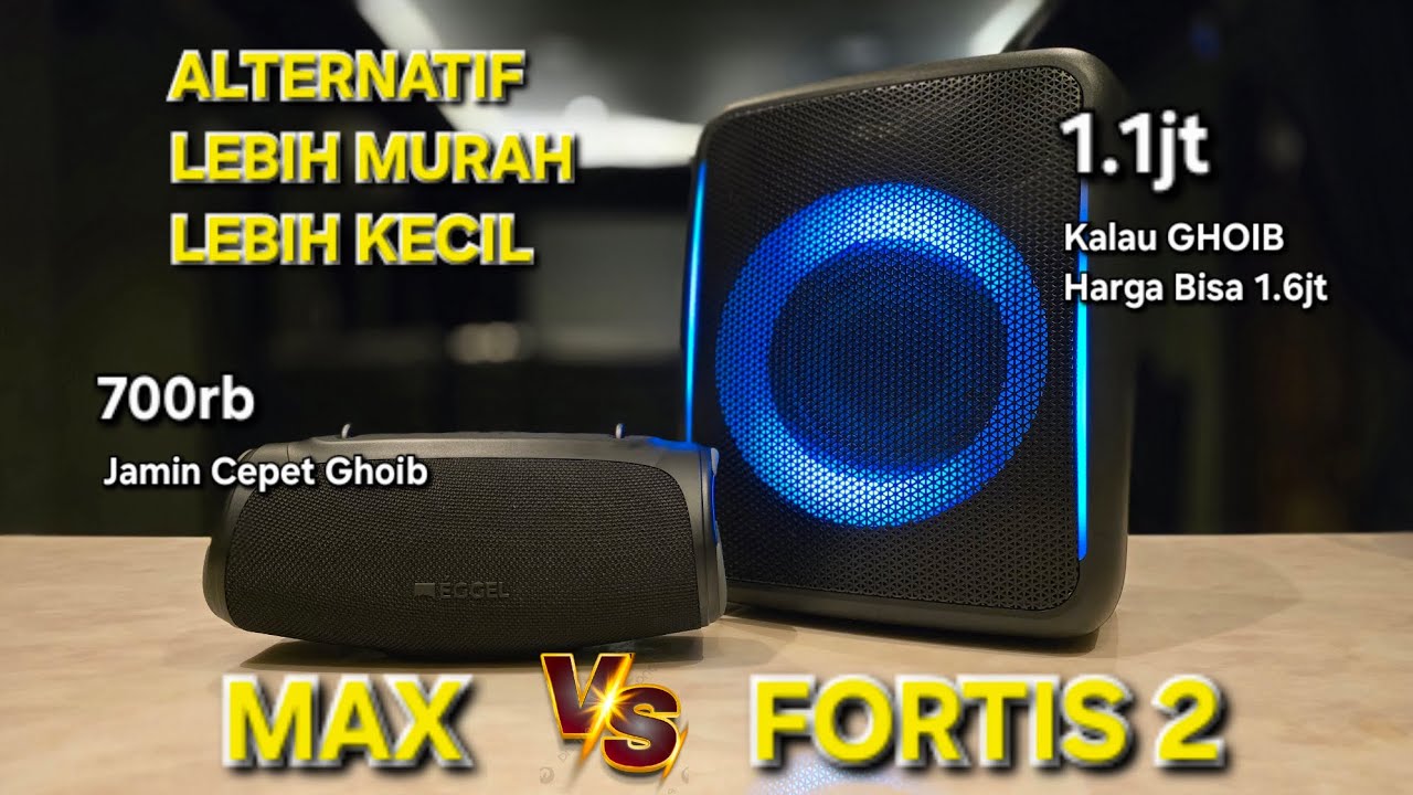 Eggel Terra 3 Max Vs Eggel Fortis 2 | Duel Speaker Bluetooth 13 Genre Lagu | Sound Battle 🔊