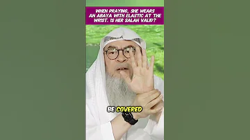 When She Praying She Wears An Abaya With Elastic At The Wrist Prayer Valid Sh Assim Shorts 