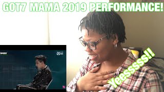 REACTING TO GOT7 MAMA 2019 PERFORMANCE!