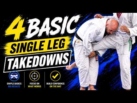 4 Single Leg Takedown Variations for Brazilian Jiu Jitsu