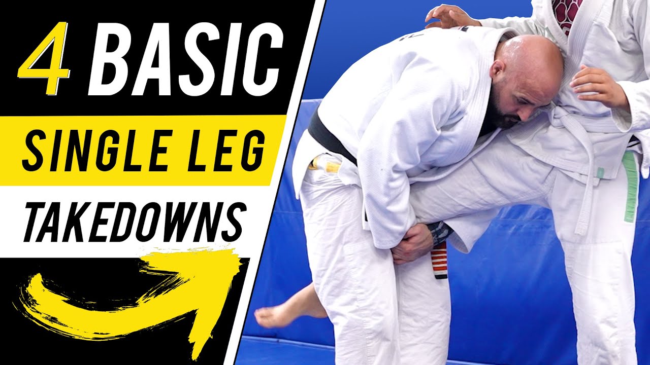 4 Single Leg Takedown Variations for Brazilian Jiu Jitsu