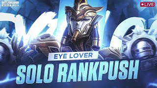 DAY 4| SOLO CONQUEROR RANK PUSH BY   EYELOVER  Target (1k subscribers)#eyelover #bgmi#newupdate3.2