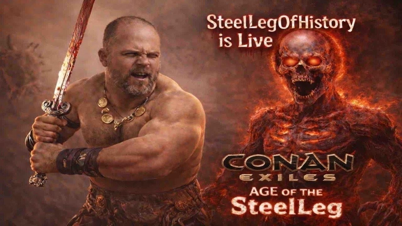 🔱SteelLegOfHistory | Conan Exiles – The Age of the Steel Leg (Where He Beats You With His Leg)PT5🔱