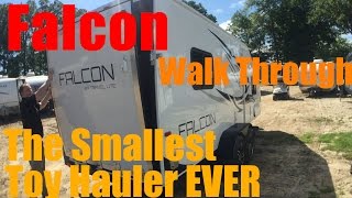 2018 Falcon Toy Hauler Travel Lite RV 23TH First Look