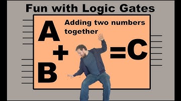 Fun with Logic Gates -- adding machine