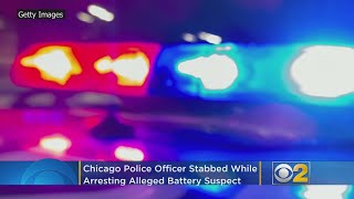 Chicago Police Officer Stabbed While Arresting Battery Suspect