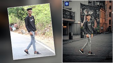 MOBILE PHOTOSHOP - Background Change Photo Editing || ps touch cc 2019 editing