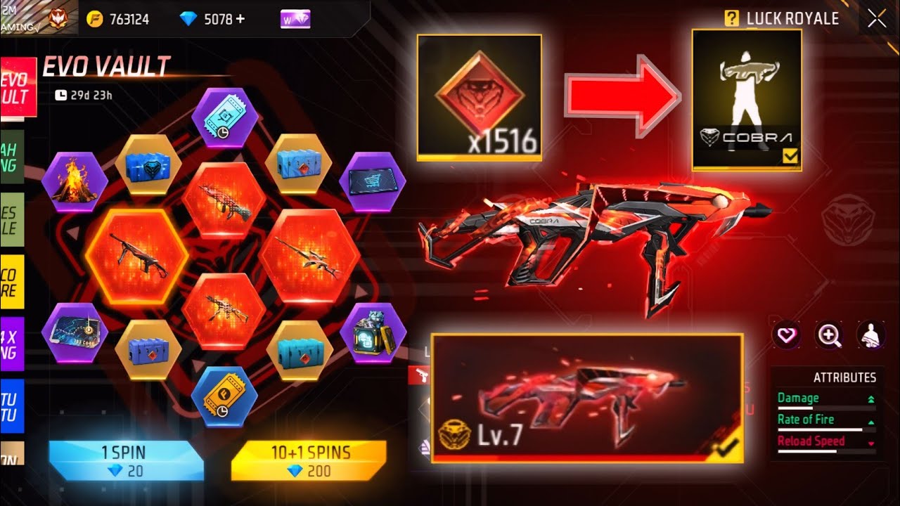 COBRA MP40 MAX NEW EVO VAULT| FREE FIRE NEW EVENT| FF NEW EVENT TODAY| NEW FF EVENT|GARENA FREE FIRE