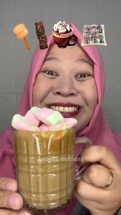 Makan aneka macam marsmalo #shorts #short