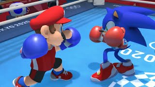 Boxing Gameplay Mario & Sonic At The Olympic Games Tokyo 2020 Mario VS Sonic CPU Difficulty Very Har