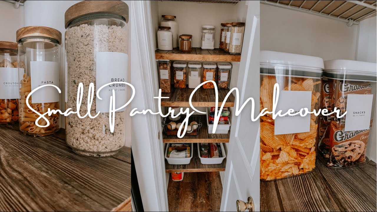 Small Pantry Makeover Caraway Unboxing DIY Pantry Shelf Covers