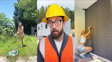 What will the top 1 smart workers be like?👷✅ #workers #skills #construction #hacks #amazing