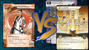 Android: Netrunner - Crash Test #321 Valencia Instant Rehab VS SportMetals & GameNET