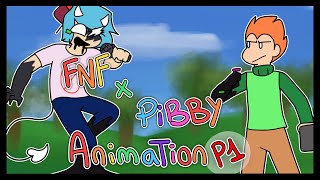 FNF X PIBBY (P1) SAVING BF ~Friday Night Funkin~ [ANIMATION]