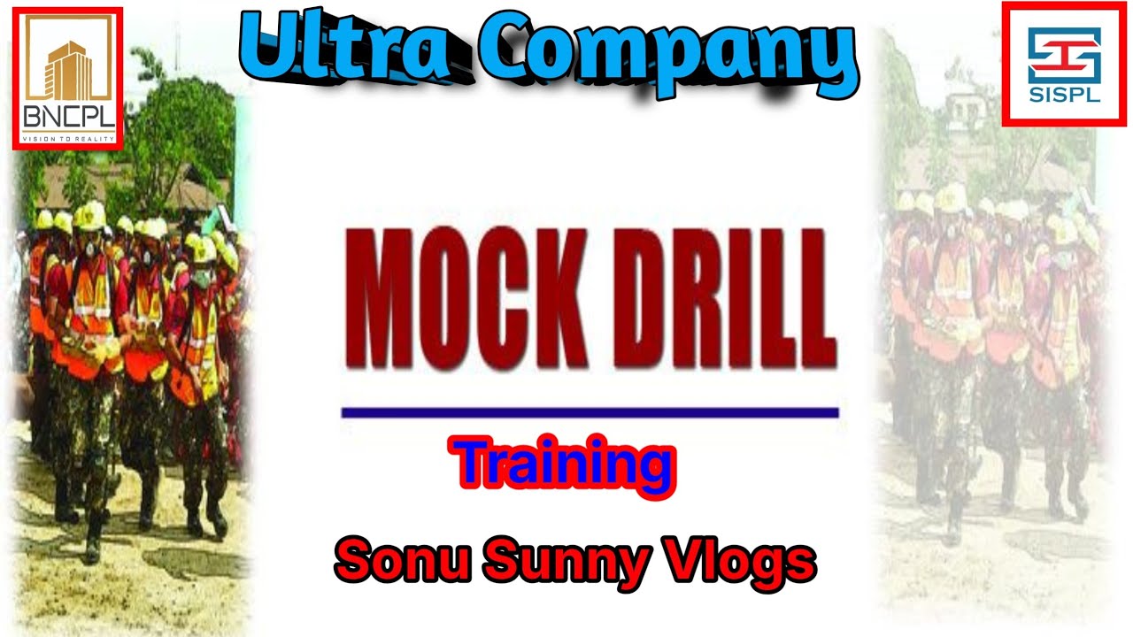 Mock Drill || #National Safety Week 2026 | Safety Week | Safety Officer 🦺🦺 | Sonu Sunny Vlogs 
