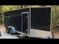 Custom Cargo Trailer to Camper Conversion with Unique Kitchen