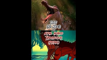 Rudy (Ice Age) vs Alpha Horned Tyrannosaur (Primal)