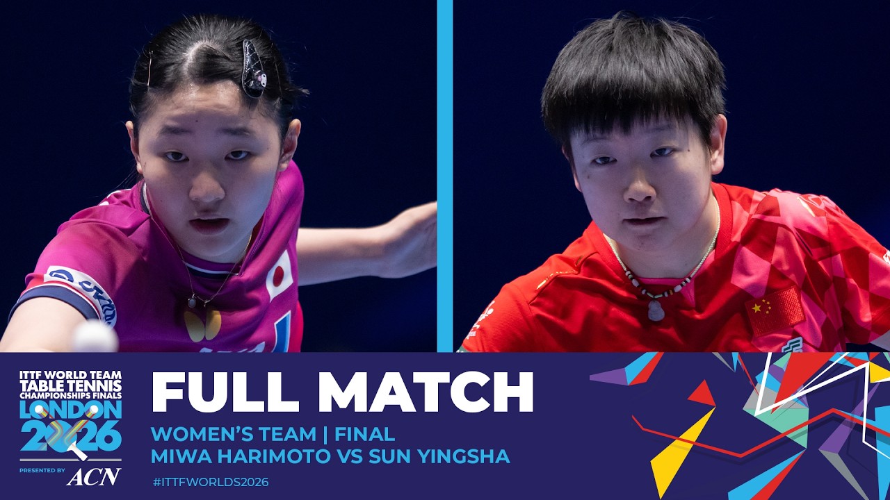 FULL MATCH | Miwa Harimoto vs Sun Yingsha | WT - Final