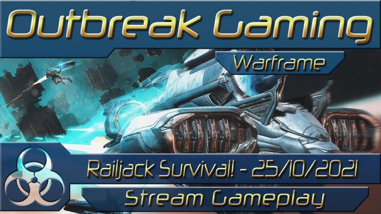 Warframe - Railjack Survival with Krabab and Pontos! - 25/10/2021
