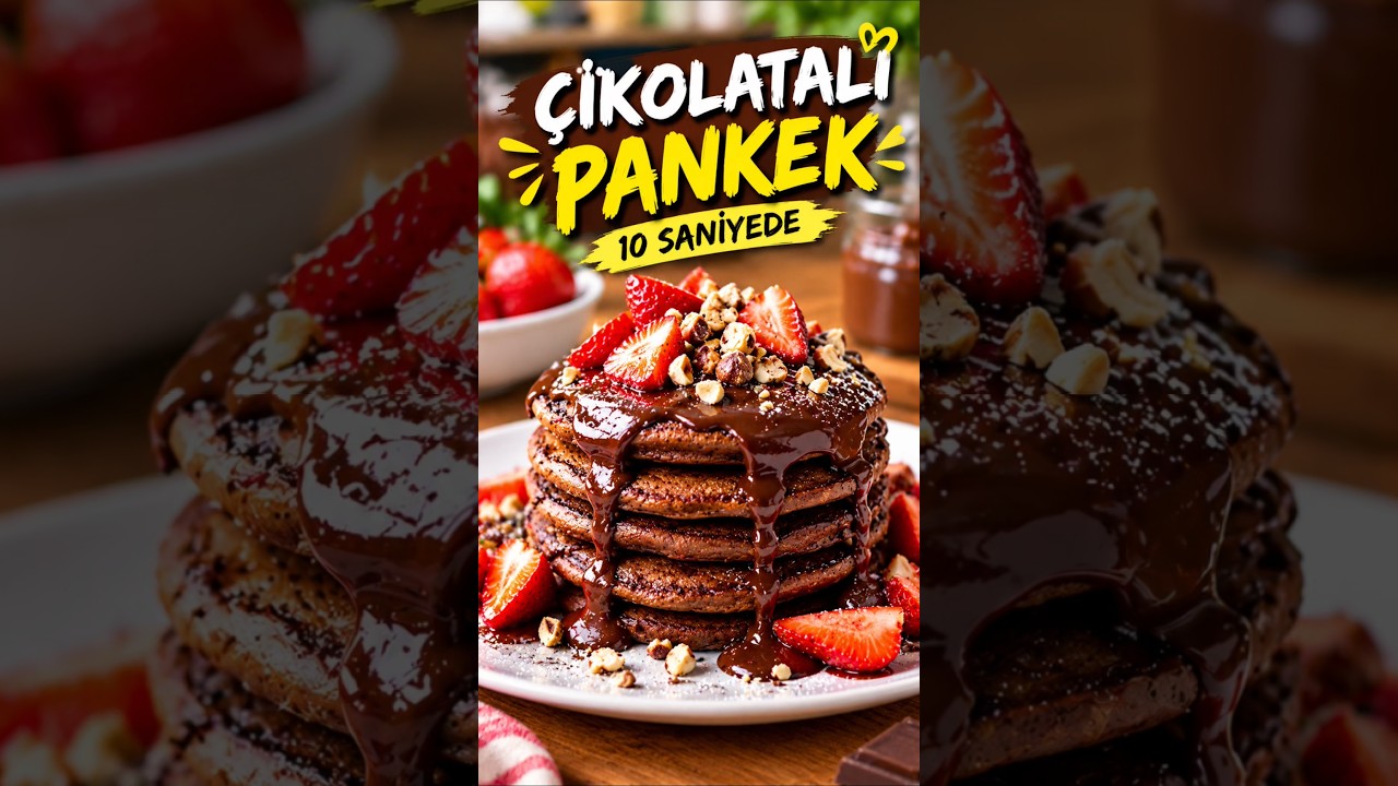 10 Saniyede Çikolatalı Pancake! 🥞🍫 Çikolata Akıyor! 🤤🔥 #Shorts #yemektarifleri 10 Saniyede Çikolatalı Pancake! 🥞🍫 Çikolata Akıyor! 🤤🔥 #Shorts #yemektarifleri