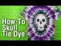 Howto make a tie dye skull shirt