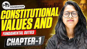 Constitutional Values and Fundamental Duties Chapter 1st | B.A Prog./Hons. Sem 1st