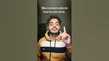 That Moment Someone Asks How Your Code Works 😅 #codinglife #shorts