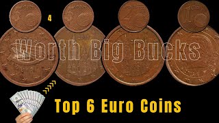 Rare Error Top 6 Euro Coins That Could Make You Rich-Euro Coins with High Values😱