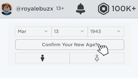 How To Change Your Birthday On Roblox UNDER 13 (How to change your age on roblox 2023)