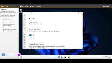 TestOut PC Pro 14.7.4 Configure Microsoft Defender Antivirus
