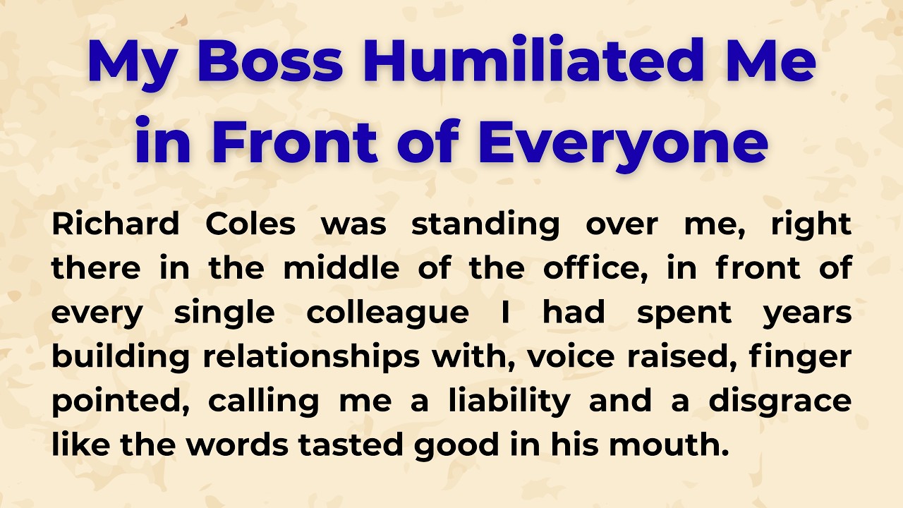 My Boss Humiliated Me in Front of Everyone | True Confession Story