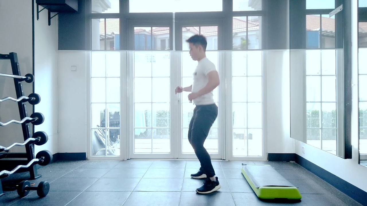 Split Squat+ jump Squat - YouTube