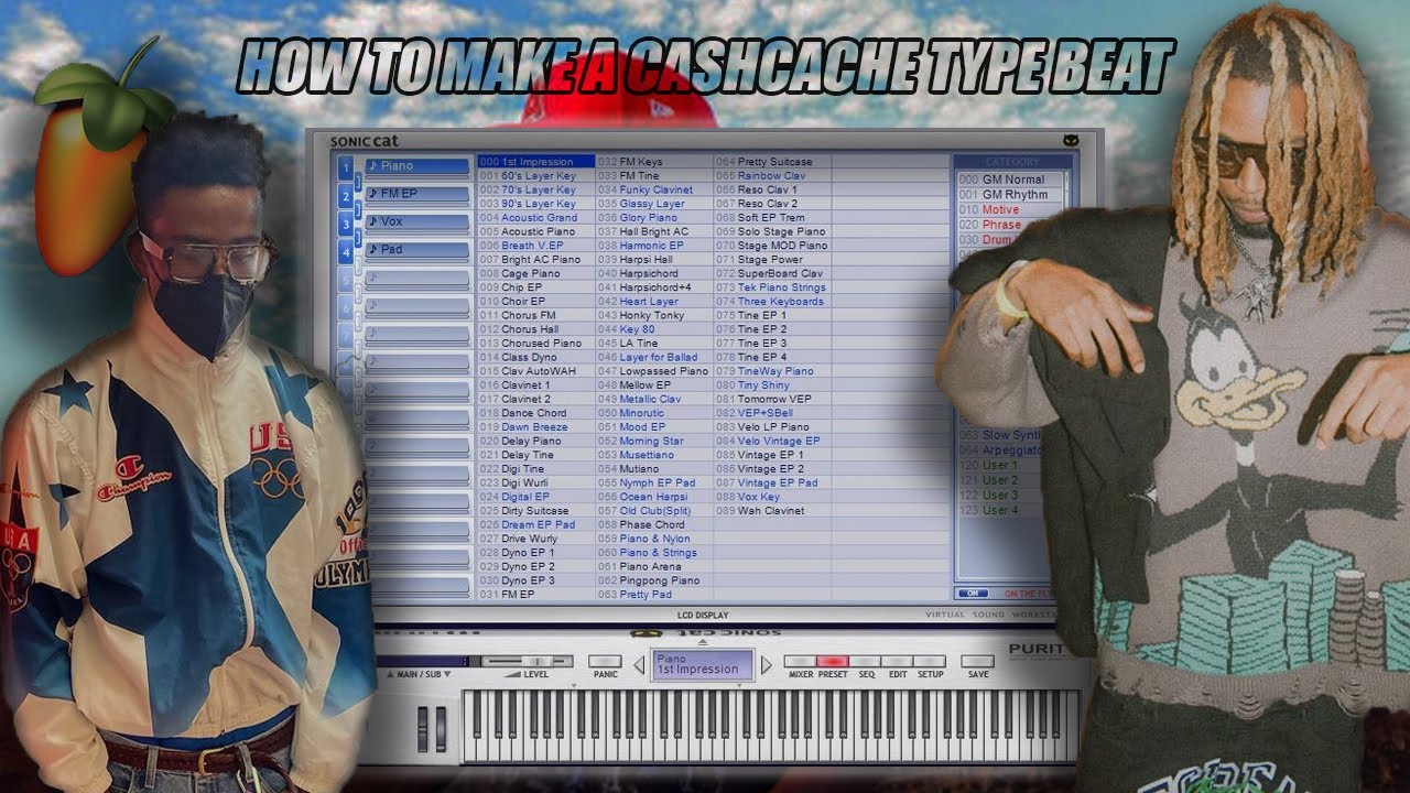 HOW CASHCACHE MAKES MELODIC BEATS FOR BOOFPAXKMOOKY [CashCache x ...